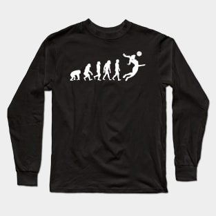 Evolution of a Volleyball Girl Long Sleeve T-Shirt